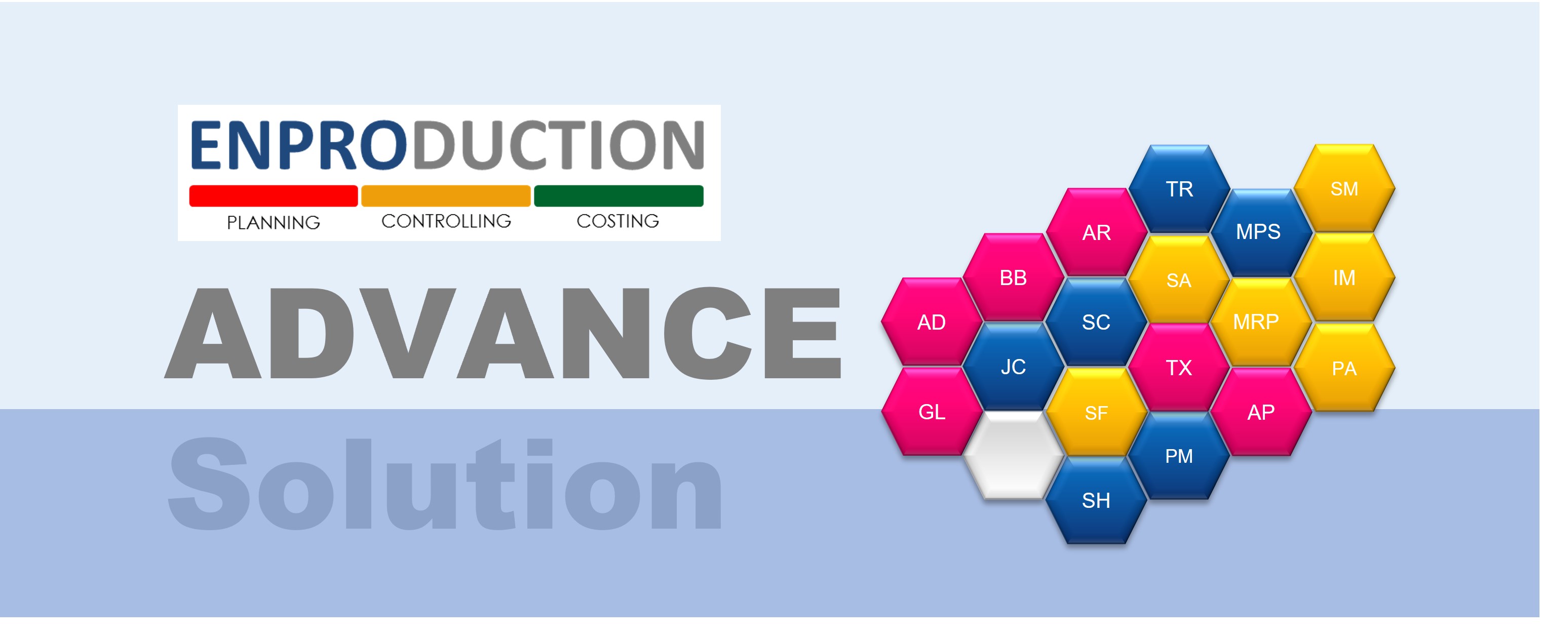 enpro advance enproduction erp manufacturing production planing costing software